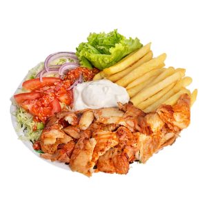 Gyros Hreanaki en plato