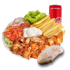 Menú Gyros Hreanaki en plato